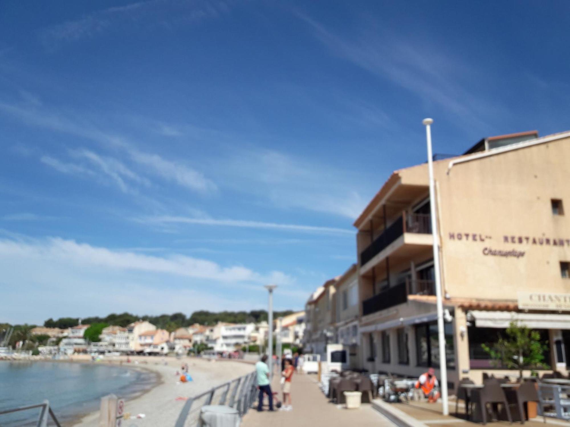 Hotel Chanteplage Saint-Cyr-sur-Mer Esterno foto